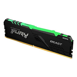 Mémoire RAM RGB Kingston Fury Beast KF432C16BBA/8 8 GB DDR4 pas cher