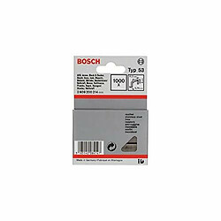 Bosch 2609200214 Agrafe à fil fin Type 53 11,4 x 0,74 x 6 mm