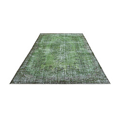 Avis Vidal Tapis de laine 305x193 vert Ultra Vintage