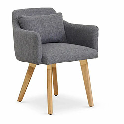 Paris Prix Fauteuil Scandinave Alan 70cm Gris Clair