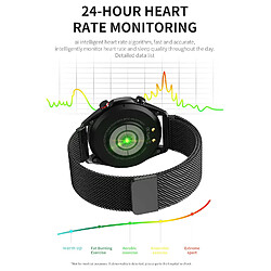 Yonis Montre Connectée IP67 Étanche Moniteur Sommeil Cardiaque