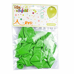 Paris Prix Lot de 10 Ballons en Latex Gonflables 30cm Vert Anis