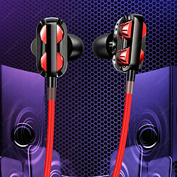 Avis GUPBOO OUTMIX Sports Headphones Universal Hi-Fi Super Bass In-Ear Headphones 3.5mm Wired Headphones