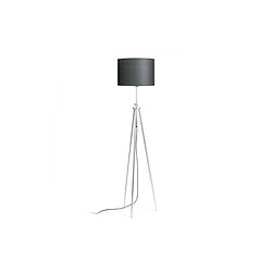 RENDL Lampadaire Gardette 1x42W E27 Noir Aluminium