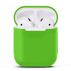 Avis Wewoo Etui Casque / Ecouteurs vert pour Apple AirPods Portable Sans Fil Bluetooth Écouteur Silicone Boîte De Protection iPhone Anti perte Dropproof Sac De Rangement