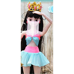 Poupées De Mode Vêtements Maillot De Bain Bikini Pour 1/3 BJD Poupée Maillot De Bain Bleu pas cher