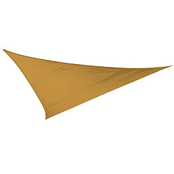 Ideprice Toile d'ombrage triangulaire 5 mètres ocre.