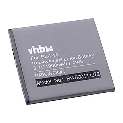 vhbw Li-Ion Batterie 1900mAh (3.8V) pour téléphone portable Smartphone Microsoft / Nokia Lumia 535, 535 Dual Sim, RM-1090 comme BL-L4A. 