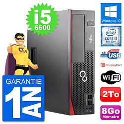 PC Fujitsu Esprimo D556 DT Intel Core i5-6500 RAM 8Go Disque 2To Windows 10 Wifi - Occasion