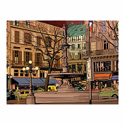 Paris Prix Papier Peint Walk Through the French Square 154 x 200 cm