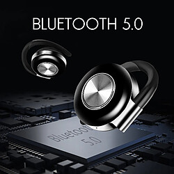 Universal Écouteurs Bluetooth 5.0 sans fil deux oreilles stéréo mouvement oreille suspendue V5 écouteurs pas cher