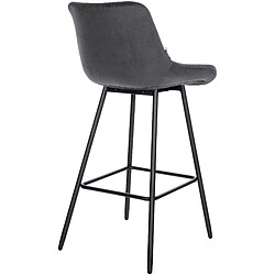 Avis Non Tabouret de bar Weston velours