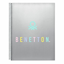 Carnet Benetton Silver Argenté A4 120 Volets