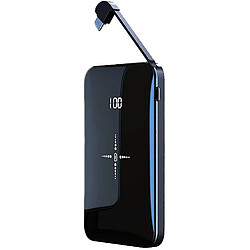 Universal Chargeur sans fil 8000mAh Portable 8000mAh, banque d'alimentation avec chargeur, banque d'alimentation, avec câble de charge, iPhone, Samsung, Nokia, Huaweiblack 