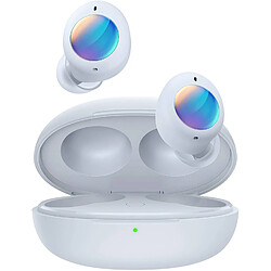 Chrono realme Buds Air 2 Neo - Casque sans Fil Bluetooth avec réduction Active du Bruit, Lecture Totale de 28 Heures et écouteur Dynamique amplificateur de Basses de 10 mm(Blanc) 