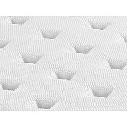 Acheter Vente-Unique Matelas 140 x 190 cm anti-feu ressorts ensachés 5 zones, mémoire de forme et surmatelas intégré ép.28cm - OROS de YSMÉE HÔTEL