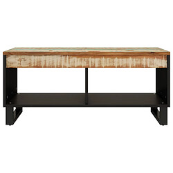 Avis Maison Chic Table basse,Table Console Table d'appoint, Table pour salon 90x50x40 cm bois de récupération massif -MN35664