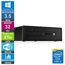 PC HP 800 G1 SFF i3-4150 3.50GHz 32Go/2To Wifi W10