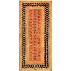 Vidal Tapis de couloir en laine 185x84 brun Kashkuli