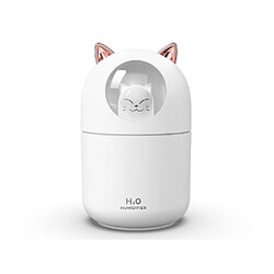 TechKidz Humidificateur Veilleuse pour Enfant Modèle H2O Chat Blanc