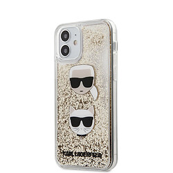 Karl Lagerfeld Etui pour iPhone 12 Mini - Or