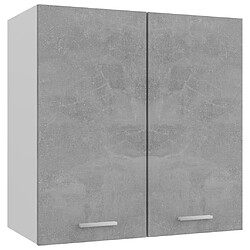 vidaXL Armoire suspendue Gris béton 60x31x60 cm Bois d’ingénierie 