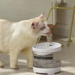 Universal Fontaine d'eau pour chat 1,5L avec 1 filtre Répartiteur automatique d'eau pour chien Enlever les hiboux Bol de boisson pour animaux de compagnie Éleveur de voiture | Fournitures d'alimentation pour chat