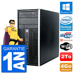 PC Tour HP Compaq Pro 6300 CMT Intel G630 RAM 4Go Disque Dur 2To Windows 10 Wifi · Occasion 