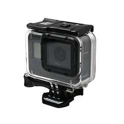 Wewoo Pour GoPro HERO6 / 5 boîtier étanche de protection + couvercle arrière creux avec boucle de base de montage et vis 