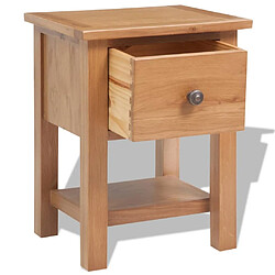 Avis Maison Chic Lot de 2 Tables de chevet - Tables de Nuit 36x30x47 cm Bois de chêne massif