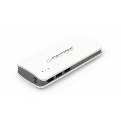 Esperanza EMP106WE Radium banque d'alimentation électrique Gris, Blanc 8000 mAh