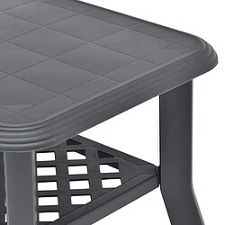 Acheter vidaXL Table basse Anthracite 90x60x46 cm Plastique