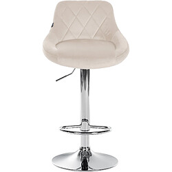 Avis Non Tabouret de bar Lazio velours chrome