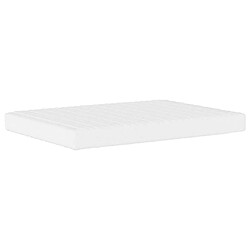 Acheter Vidaxl Lit avec matelas noir et blanc 120x200 cm similicuir