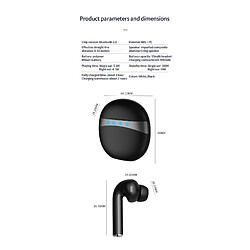 Universal M19 TWS Casque Bluetooth sans fil V5.0 Stéréo Basse Touch Operation Bouchons d'oreille Bouchons d'oreille pour Huawei Xiaomi Samsung Téléphone cellulaire Casque Bluetooth