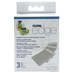 Fluval - Sachets de Rechange de Charbon Clean&Clear Edge - x3 