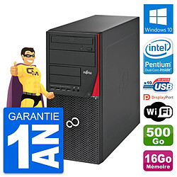 PC Tour Fujitsu Esprimo P720 Intel G3220 RAM 16Go Disque 500Go Windows 10 Wifi - Occasion