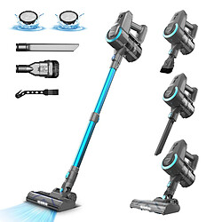 Universel Aspirateur Balai sans Fil 20KPa, Aspirateur sans fil Léger, 40Min Autonomie, 6 en 1 Aspirateur Balai pour Les Poils d'animaux,Tapis