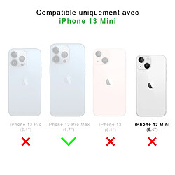 Evetane Coque iPhone 13 Mini souple silicone transparente