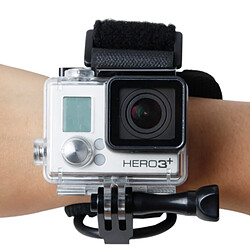 Avis Wewoo Fixation poignet GoPro noir pour Hero 4 / 3+, Longueur de ceinture: 31cm, HR177 Ceinture à clips