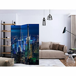 Paris Prix Paravent 3 Volets Manhattan Night 135x172cm