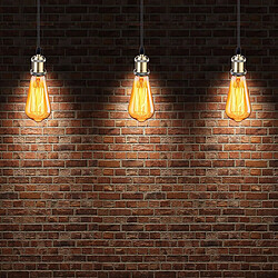 Acheter STOEX Vintage LED Lighting E27 Edison Douille Ampoule Support de Lampe Suspensio