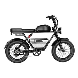 GUNAI-T 20" Vélo électrique pour adultes 1000W 48V 21AH avec panier de chargement Fat Tire E-bike