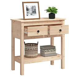 Acheter vidaXL Table console 75x35x75 cm Bois massif de pin