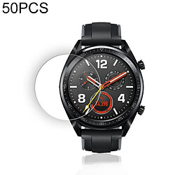 Wewoo Protection écran 50 PCS pour Huawei Watch GT 46mm 0.26mm 2.5D film de verre trempé 