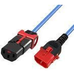 Act Music ACT Powercord C13 - C14 Dual IEC LOCK blue 3 m (AK5520) 