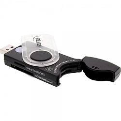 Alpexe Lecteur de carte mobile InLine® USB 3.0 avec 2 emplacements pour SD SDHC SDXC microSD