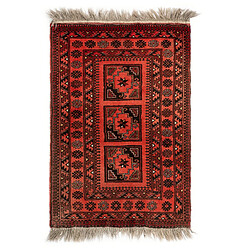 Vidal Tapis de laine 128x86 rouge Afghan