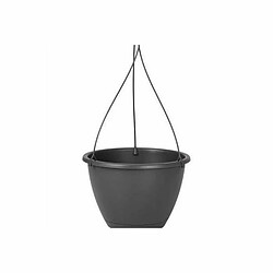 Artevasi Pot de fleurs suspendu 8 L - 31 x 31 x 20,5 cm - Gris anthracite