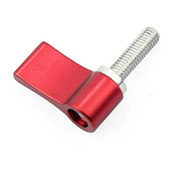 Wewoo Accessoires de vis à main de verrouillage de positionnement de caméra d'action de de fixation en alliage d'aluminiumtaille M5x17mm rouge